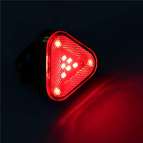 CapsA COB USB Rechargable Bicycle Taillights Smart Bike Tail Light Ultra Bright Waterproof LED Bicycle Lights Mountain Bike Night Riding Warning Flash (A)