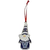 Villanova Wildcats Gnome Metal Christmas Ornament