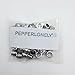 50pc Antique Silver Spacer Beads Large Hole Fits European Bracelets