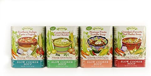 Soup's On Delicae Slow Cooker Soup Bundle Four Different Flavors