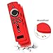 Remote Case/Cover for Fire TV Stick 4K, Protective Silicone Holder Lightweight [Anti Slip] ShockProof for Fire TV Cube/Fire TV(3rd Gen)Compatible with All-New 2nd Gen Alexa Voice Remote Control (Red)
