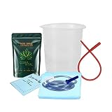 BEST Coffee Enema "The Try it Now" Kit - Gerson - FREE Detox Recipe FREE eBook The Little Enema Revised - 1/2 lb Green Organic Coffee - Transparent ReUsable Bucket w/Reinforced Handles BONUS Pink Tube