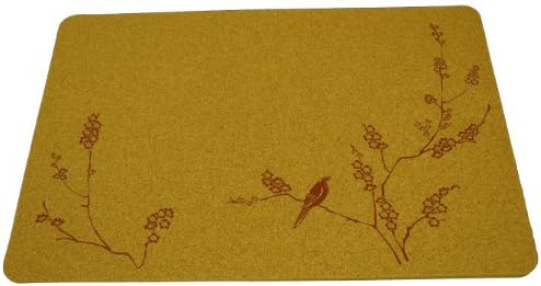 Cork Nature Korko 490409 Cherry Blossom Red Placemat, 3mm, Set of 2