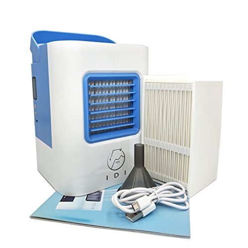SL&LFJ Portable car small air conditioner,Cooling fan creative mini dormitory for desktop air conditioning fan-A