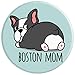 Boston Mama Cute Boston Terrier PopSockets Adhesive PopGrip