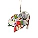 Enesco Jim Shore Heartwood Creek Kitten on Pillow Stone Resin, 3.25” Hanging Ornament, Multicolor
