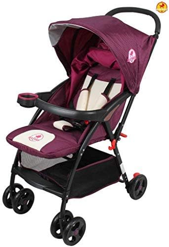 Anvera Baby Pram Stroller for Baby/Kids and Moms (Purple)