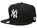 MLB New York Yankees Black with White 59FIFTY Fitted Cap, 7 3/8