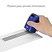 Guard Your ID Identity Protection Stamp Roller Identity Theft Prevention Security Stamp Mask Out Private Information Navy Blue (38028)