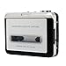 ETvalley Portable Cassette Recorder to USB MP3 Converter Tape-to-MP3 Player Converter -Tape Player--No Drivers Needed-Adding Headphones Color Grey