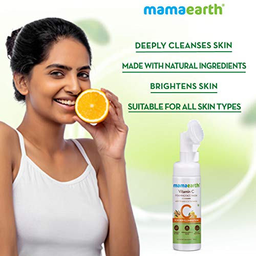 mamaearth brush face wash