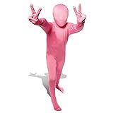 Pink Original Kids Morphsuit Costume - size Medium 3'7-4'0 (108cm-122cm)