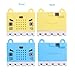 MakerFocus 2pcs Micro:bit Protective Case Non-Acrylic Silicone Case Cute Pattern, Soft Microfiber and Easy to Storage for BBC Micro:bit Board Blue and Yellow