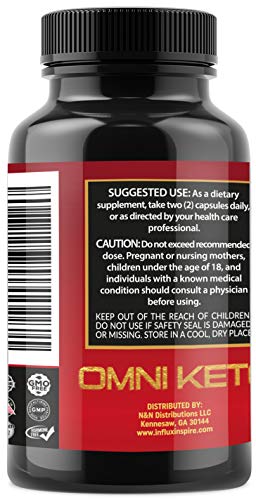 Keto Diet Pills - Weight Loss Fat Burner for Men & Women - Ketogenic Supplement Created to Block Carbs and Balance Out a Healthy Keto Lifestyle - 800mg - 60 Capsules
