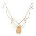Geerier Dangle Coin Belly Waist Chain Belt Gypsy Bohemian, Gold, Size No Size