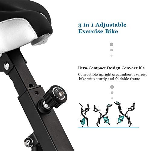 pexmor foldable exercise bike