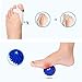 Mom's care Bunion Corrector & Bunion Care Kit for Tailors Bunion, Hallux Valgus, Big Toe Joint, Hammer Toe, Toe Separators Spacers Straighteners Splint with Foot Massage Ball, White