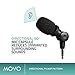 Movo Bundle Featuring The SmartMic Microphone with Lightning Dongle Clip for iPhone 7, iPhone 7 Plus, iPhone 8, iPhone X, XS, XS Max, 11, 11 Pro, and Other iOS Devices (Black)
