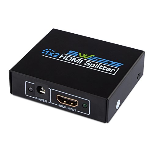 Swees Hdmi Splitter 1 In 2 Out (1X2) Amplifer With Full Hd 1080P