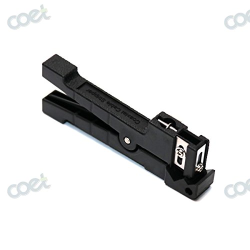Fiber Optic Cable Stripping Tool Fiber Stripper Komshine 45-165 Coaxial Cable Stripper with One Extra Blade - Thumbnail 5