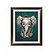 Adarl 5D DIY Diamond Painting Rhinestone Pictures of Crystals Embroidery Kits Arts, Crafts & Sewing Cross Stitch (Lovely Elephant)