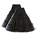 GRACE KARIN 50s Petticoat Skirt Rockabilly Dress Crinoline Underskirts for Women