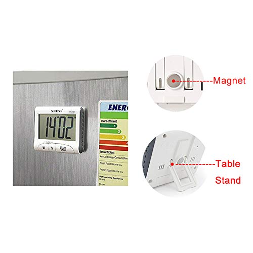 XREXS Digital Kitchen Timer Countdown Up Cooking Timer Clock