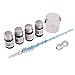 Glass Dip Pen, Aolvo 1pcs Glass Signature Pen Crystal Dip Sign Elegant Pen with 4pcs Calligraphy Ink for Writing Decoration Gift --Five Color Available