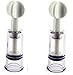 Finever Full Body Massage Cups Natural Nipple Enhancer & Enlargement (2Pk)