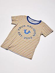 True Religion Boys' Branded Logo Tee Shirt, Jersey