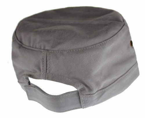 Army Style Cap Hat, Turtle Hawaii, Gray