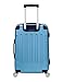 Rockland London Hardside Spinner Wheel Luggage, Turquoise, 3-Piece Set (20/24/28)