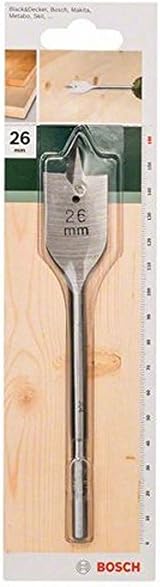 Bosch 26 mm Flat Drill Bit for Wood Fast Cutting Centring Tip