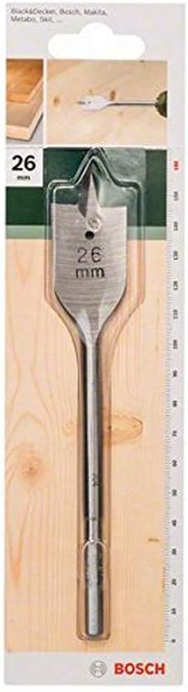 Bosch 26 mm Flat Drill Bit for Wood Fast Cutting Centring Tip