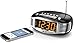 Akai Retro Style Radio Alarm Clock, Black (CE1500B)