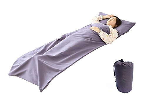 Goodlee Sleeping Bag Liner,Portable Single Soft and Breathable Sleeping Bag Liner for Traveling,Camping,Hiking and Outdoor Activities Hotel