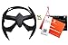 Xcoser Nightwing Eye Mask Patch Prop Accessories for Masquerade Superhero Cosplay