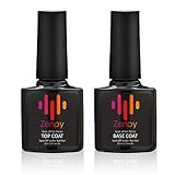 Zenpy Top and Base Coat Set Poly Nail Gel Nail Builder Kit, Nail Professional Gel Extension Nail kit