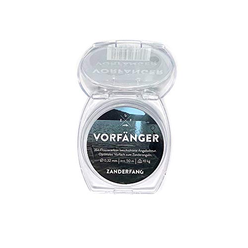 Zanderfang - Fluorocarbon Vorfach Angel-Schnur für Zander, Barsch, Forelle, Hecht â Vorfach-Schnur Vorfänger â von 0,32mm bis 1mm - 50m – Bild 3