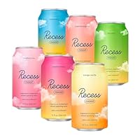 Recess Mood Magnesium Supplement Drink Calming Beverage, 12 Ounce (Variety Pack, 12 Pack) *Greatest Hits Sampler*