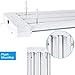 ANTLUX 4ft LED Grow Plant Lights 80W (600W Equivalent) Full Spectrum Integrated Growing Lamp Fixture for Greenhouse Hydroponic Indoor Seedling Veg and Flower, Plug in with on/Off Switch, 4 Pack