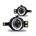 Winjet WJ30-0065-09 OEM Series for [2002-2008 Dodge RAM] [2004-2006 Dodge Durango] Driving Halo Ring Projector Fog Lights