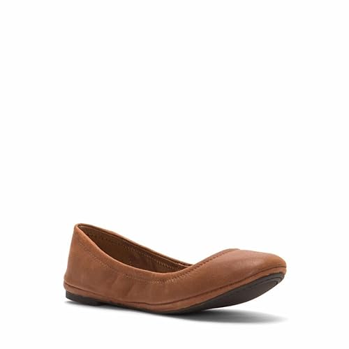 Lucky Brand Women's Emmie Ballet Flat, Bourbon, 8.5 Wide