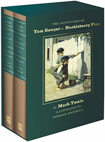 The Adventures of Tom Sawyer and Huckleberry Finn: Norman Rockwell ...