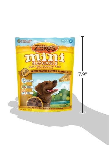 Zuke's Mini Naturals Peanut Butter & Oats Recipe Dog Treats - 6 oz. Pouch