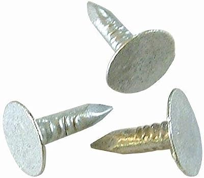 Gardman Galvanised Roofing Felt Clout Nails 13 mm Pack of 50