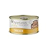 Applaws Natural Wet Kitten Food, Chicken Breast Cat Food Tin in Jelly 70g (Pack of 24 Tins)