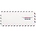 JAM PAPER #10 Airmail Envelopes - 4 1/8 x 9 1/2 - White - 25/Pack