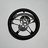 Yacht-Boat-SS-Wheel-With-PVC-Foam-Knob-5-Spoke-Size-115