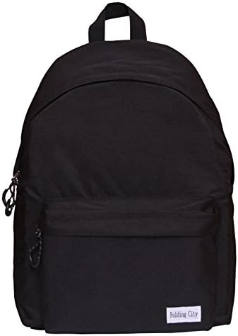 Folding City School Bag For Primary Students Cheap Spacious Lightweight Daypack Black